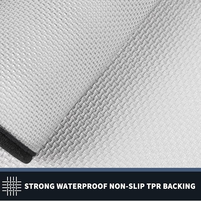 PURRUGS Dirt Trapping Door Mat 24" x 60", Non-Slip Machine Washable Entryway Rug - Image 4