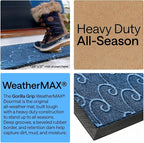 GORILLA GRIP 100% Waterproof All-Season WeatherMAX Doormat, US Designed Natural - Image 3