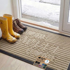 GORILLA GRIP 100% Waterproof All-Season WeatherMAX Doormat, US Designed Natural by Unknown