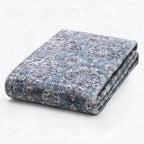 SERISSA Vintage Floral Rugs for Entryway, 2x3 Blue Grey Entryway Rug Non-Slip - Image 5