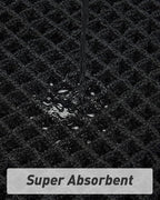 Upgraded Waffle Bath Mat Set of 2 Super Absorbent Non Slip Bath Mats - Image 3