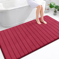 OLANLY Memory Foam Bath Mat 70x46, Super Soft Absorbent Bathroom Rugs, Quick Dry by OLANLY