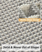 Upgraded Waffle Bath Mat, Super Absorbent Non Slip Bath Mats - Image 5