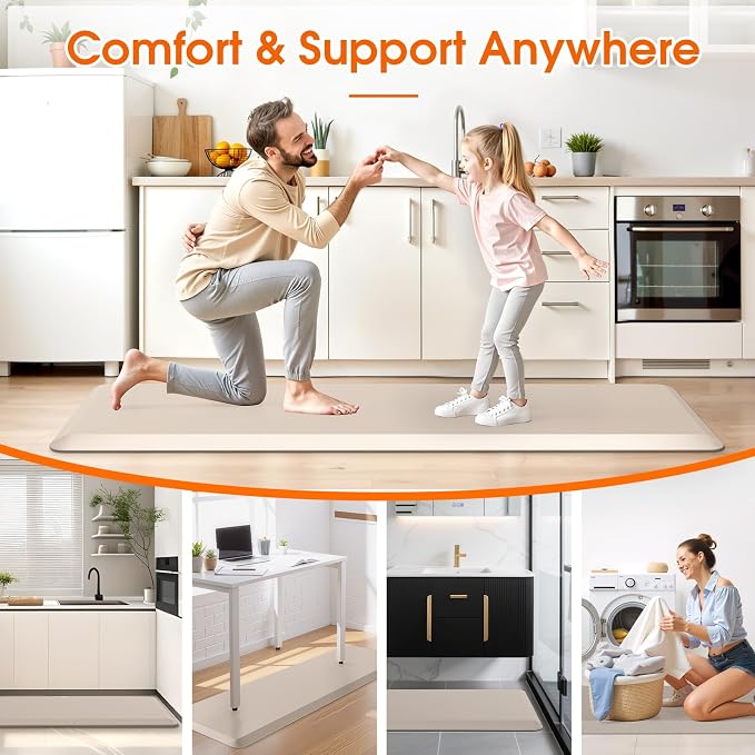 4/5 Inch Thicker Kitchen Mat, Cushioned Thick Floor Comfort Mat, - Image 7