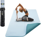 Gogokiwi Large Yoga Mat – 1/4" & 1/2" Thick Exercise Mats by Gogokiwi