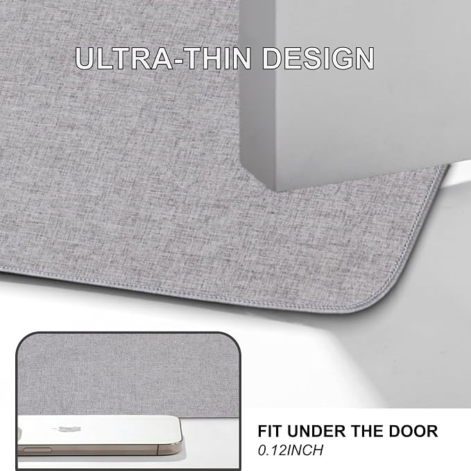 1/10 Inch Ultra Thin Indoor Door Mat, Long-Lasting & Maximum Non-Slip Rubber - Image 3