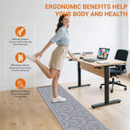 Mattitude Kitchen Mat, 17.3x60in Heavy Duty Ergonomic Comfort Foam Standing - Image 4
