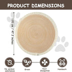 47.2 in Cat Rug, Cat Scratch Rug, Cat Scratch Rugs - Image 2