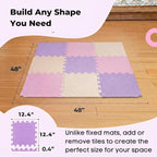 MioTetto Baby Play Mat, Soft Foam Floor Tiles - Image 2