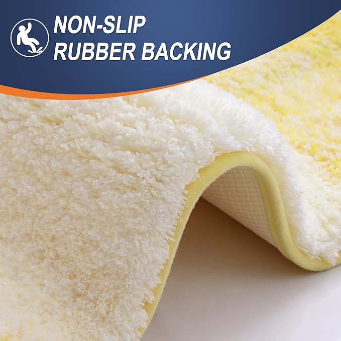 OLANLY Large Bathroom Rugs Mat 44x32, Extra Soft Absorbent Microfiber Bath Rugs - Image 5