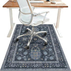 36"x48" Office Chair Mat for Hardwood Tile Floor, Under Desk Carpet Protector by BESBLEE