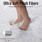 PAGISOFE Fluffy Shaggy Area Rug 5x8, Plush Rugs - Image 6