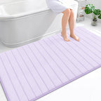 OLANLY Memory Foam Bath Mat 70x46, Super Soft Absorbent Bathroom Rugs, Quick Dry by OLANLY