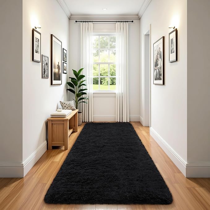 BENRON Soft Runner Rugs for Bedroom 2x8, Washable Long Runners for Hallway - Image 2