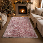 EasyJoy Faux Sheepskin Rug, Fluffy Faux Fur Rug, Ultra Soft Shag Area Rug by EasyJoy