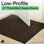 GORILLA GRIP Waterproof Traffic Guard Door Mat, 2 Pack Heavy Duty Entryway Mats - Image 9