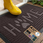 GORILLA GRIP 100% Waterproof All-Season WeatherMAX Doormat US Designed Natural by Unknown