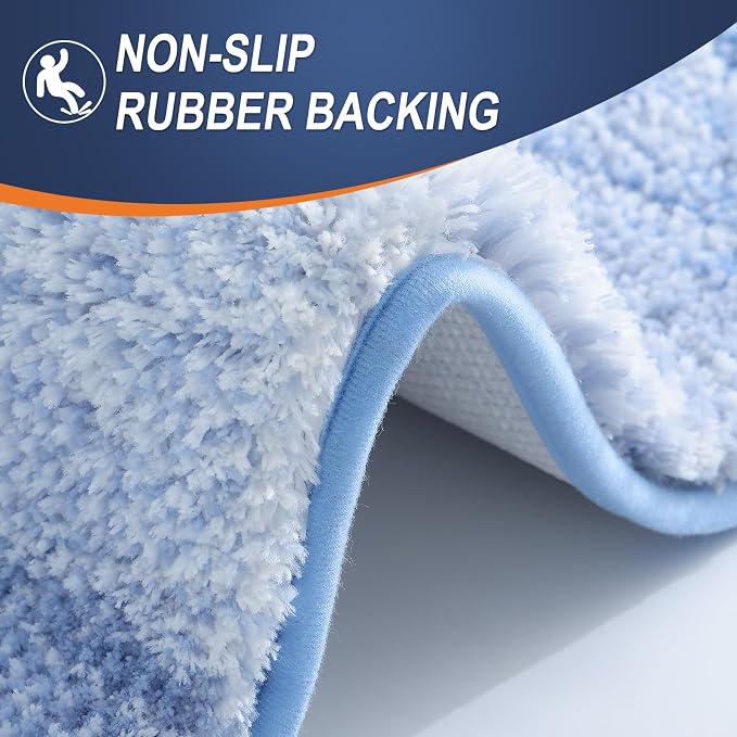 OLANLY Large Bathroom Rugs Mat 54x24, Extra Soft Absorbent Microfiber Bath Rugs - Image 5