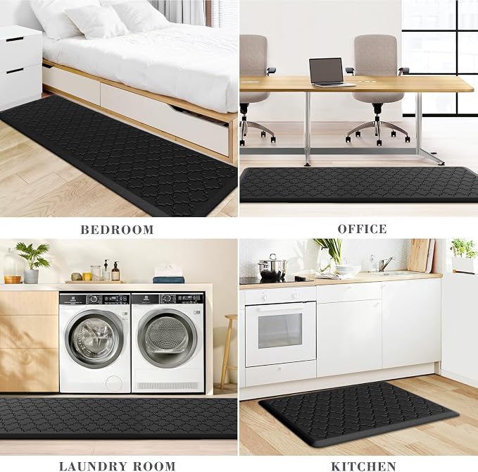 Kitchen Mat Cushioned Anti-Fatigue Floor Mat Water Resistant Non-Skid Kitchen - Image 7