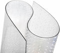 Clear Carpet Runner, USA Made, 24 x 60 Inch, 2mm Thick Cleated Vinyl, Rug by ExactMade
