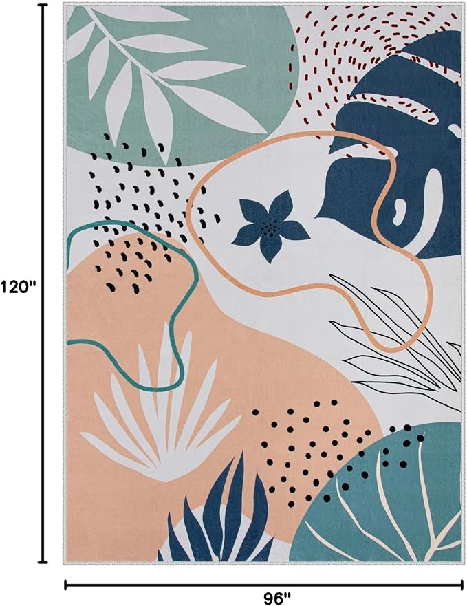 Lahome Machine Washable Rugs 8x10 - Image 2
