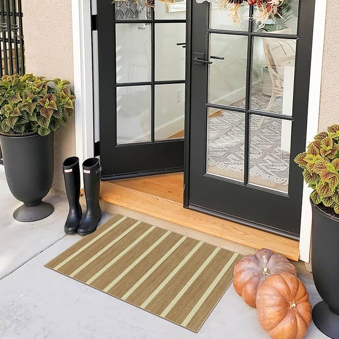 Front Door Rug - 2x3 Non-Slip Door Mat Washable Doormat Indoor Outdoor Entrance - Image 9
