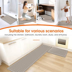 TranquilRelax 2-Piece Anti-Fatigue Kitchen Mats, Cushioned Non-Slip Waterproof - Image 7