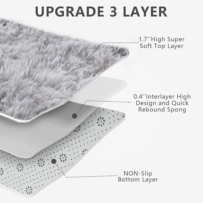 9X12 Large Area Rugs for Living Room Bedroom, Big Shag Rug for Bedroom Dorm - Image 5