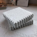 Smabee Interlocking Carpet Shaggy Soft EVA Foam Mats Fluffy Area Rugs by smabee