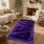 EasyJoy Faux Sheepskin Rug, Fluffy Faux Fur Rug, Ultra Soft Shag Area Rug - Image 2