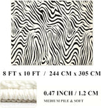 YIHOUSE 8×10 Ft Area Rugs for Living Room: Modern Washable Rug - Image 8