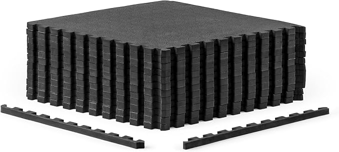 CAP Puzzle Exercise Mats | 3/4” Thick EVA Interlocking Foam Tiles by CAP