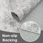 Carpet Runners for Hallway 8ft: Washable Non-Slip Abstract Rugs for Kitchen - Image 4