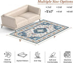 LuxStep Indoor-Outdoor Area Rug 5x7 Ft Washable Outside Rug Outdoor Carpet - Image 2