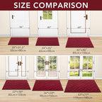 hicorfe Front Door Mat Outside Entrance, Stain and Fade Resistant, Non Slip - Image 2