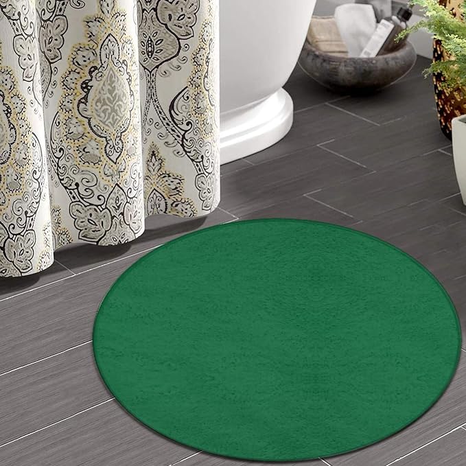 Large Round Area Rug Home Decor Modern Bathroom Rug Kitchen Office Circle Rug - Image 4