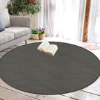 Machine Washable Modern Round Area Rug, Room Sofa Yoga Soft Round Carpet - Image 5
