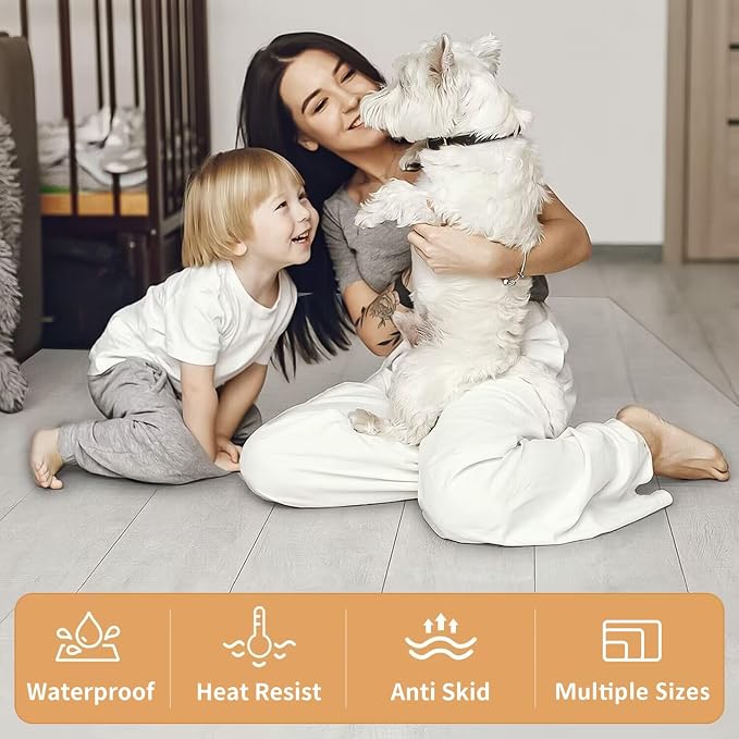 OstepDecor Clear Runner Rug for Hallway, 24 x 72 Inch Clear Floor Protector - Image 6