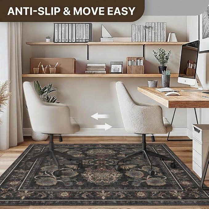 48"x72" Office Chair Mat for Hardwood Tile Floor, Under Desk Carpet Protector - Image 4