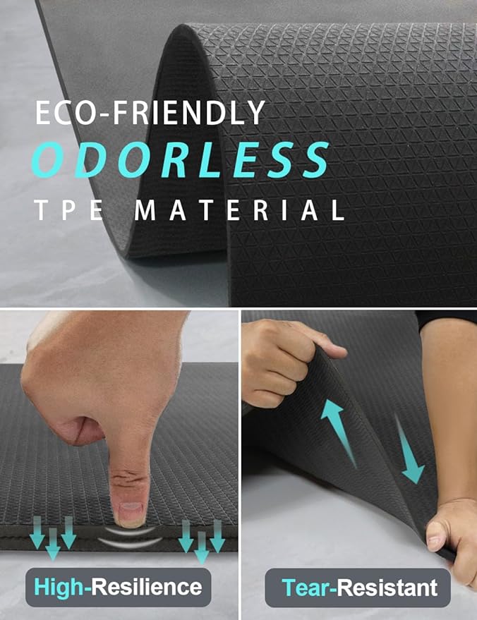 Extra Long & Wide Thick Yoga Mat - Image 4