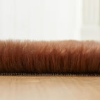 EasyJoy Ultra Soft Fluffy Shaggy Area Rug Faux Fur Rug Chair Cover Seat Pad - Image 5