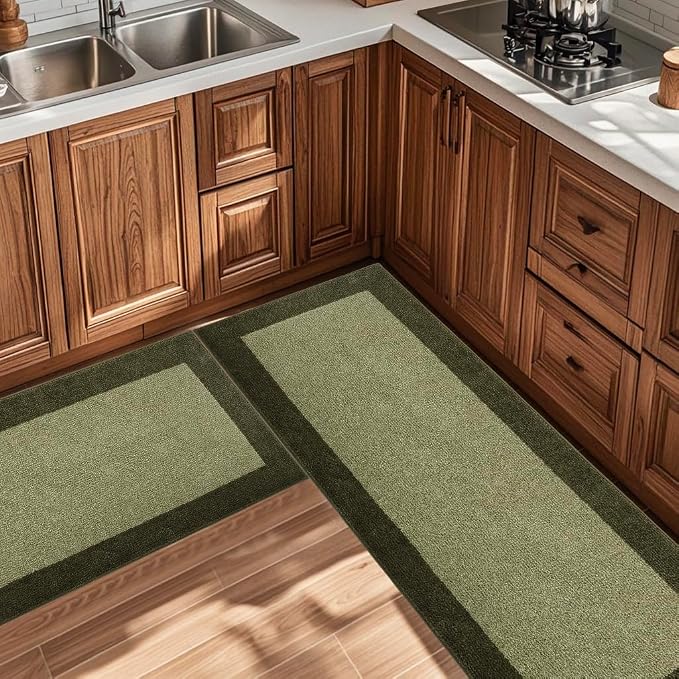 Machine Washable Throw Rug 24" x 36", Non Slip Kitchen Mat - Image 6