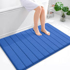 OLANLY Memory Foam Bath Mat 44x32, Super Soft Absorbent Bathroom Rugs, Quick Dry by OLANLY