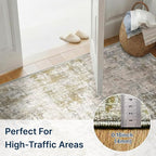 3x5 Area Rugs Washable Living Room Rug-No Slip Soft Carpets Modern Abstract - Image 5