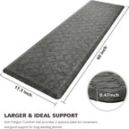 WISELIFE Kitchen Mat Cushioned Anti Fatigue Floor Mat, Thick Non Slip Water - Image 2