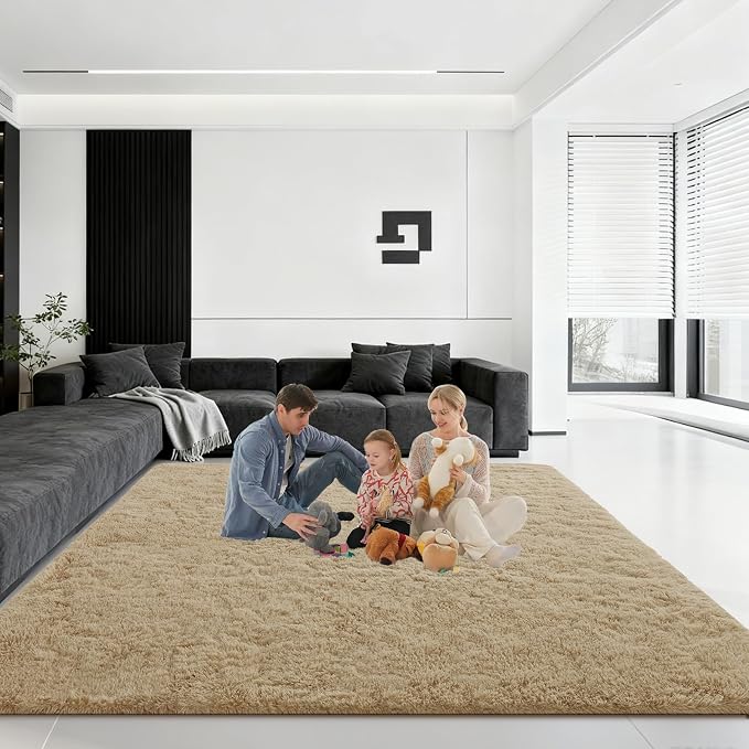 8x10 Area Rugs for Living Room, Large Fluffy Rugs for Bedroom, Fuzzy Shag Soft by Unknown