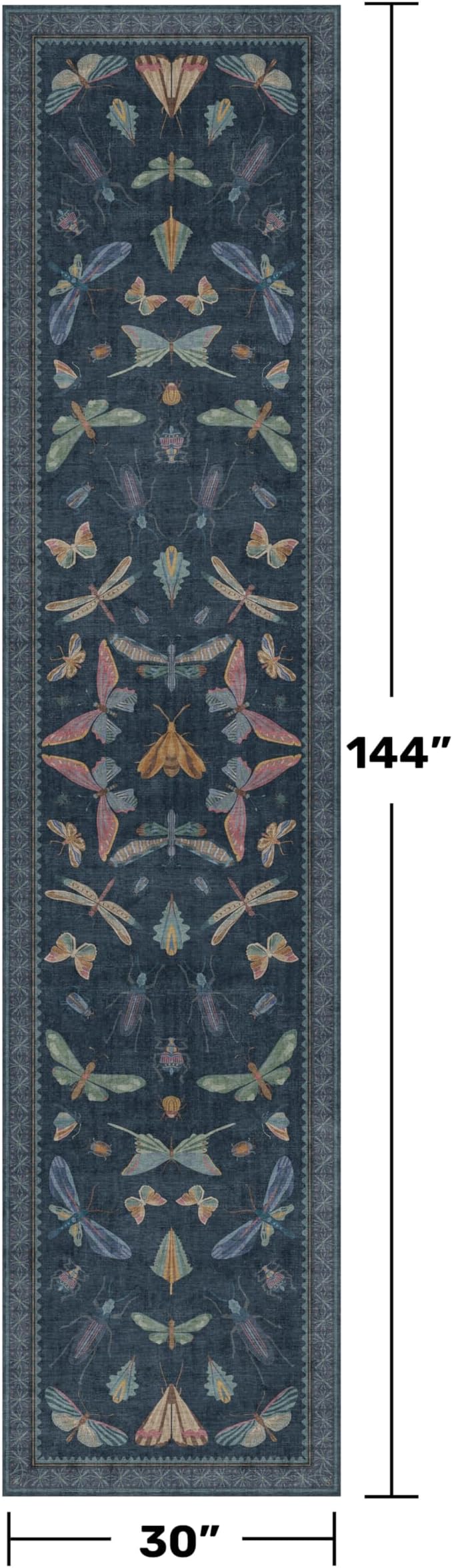 Washable Kitchen Runner Rug 2'6"x12', Non Slip Indoor Mat - Image 2