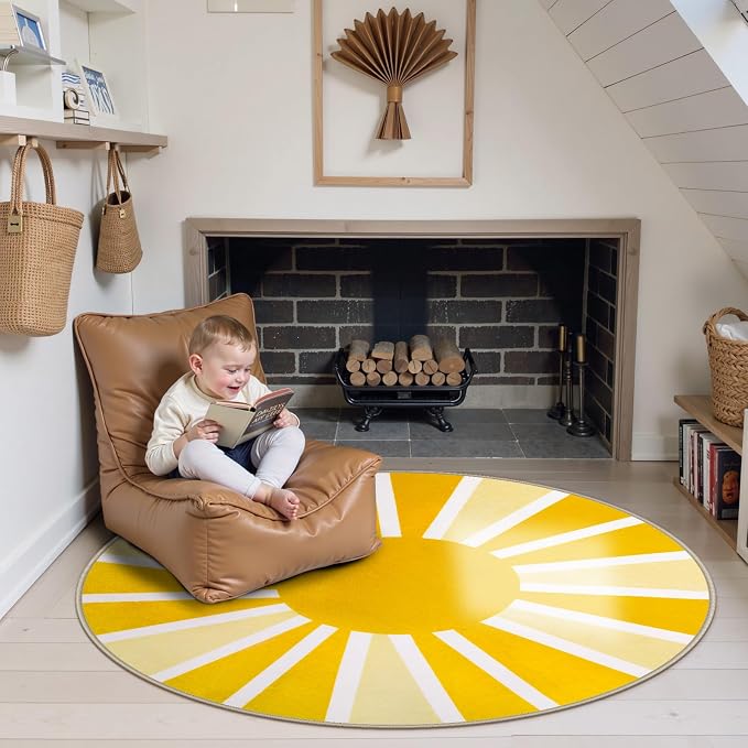 Lahome Round Area Rugs 5Ft - Image 2