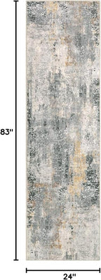 Lahome Modern Abstract Runner Rug - Image 2