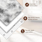TWINNIS Super Soft Shaggy Rugs Fluffy Carpets 6x9 Feet, Indoor Modern Plush - Image 2
